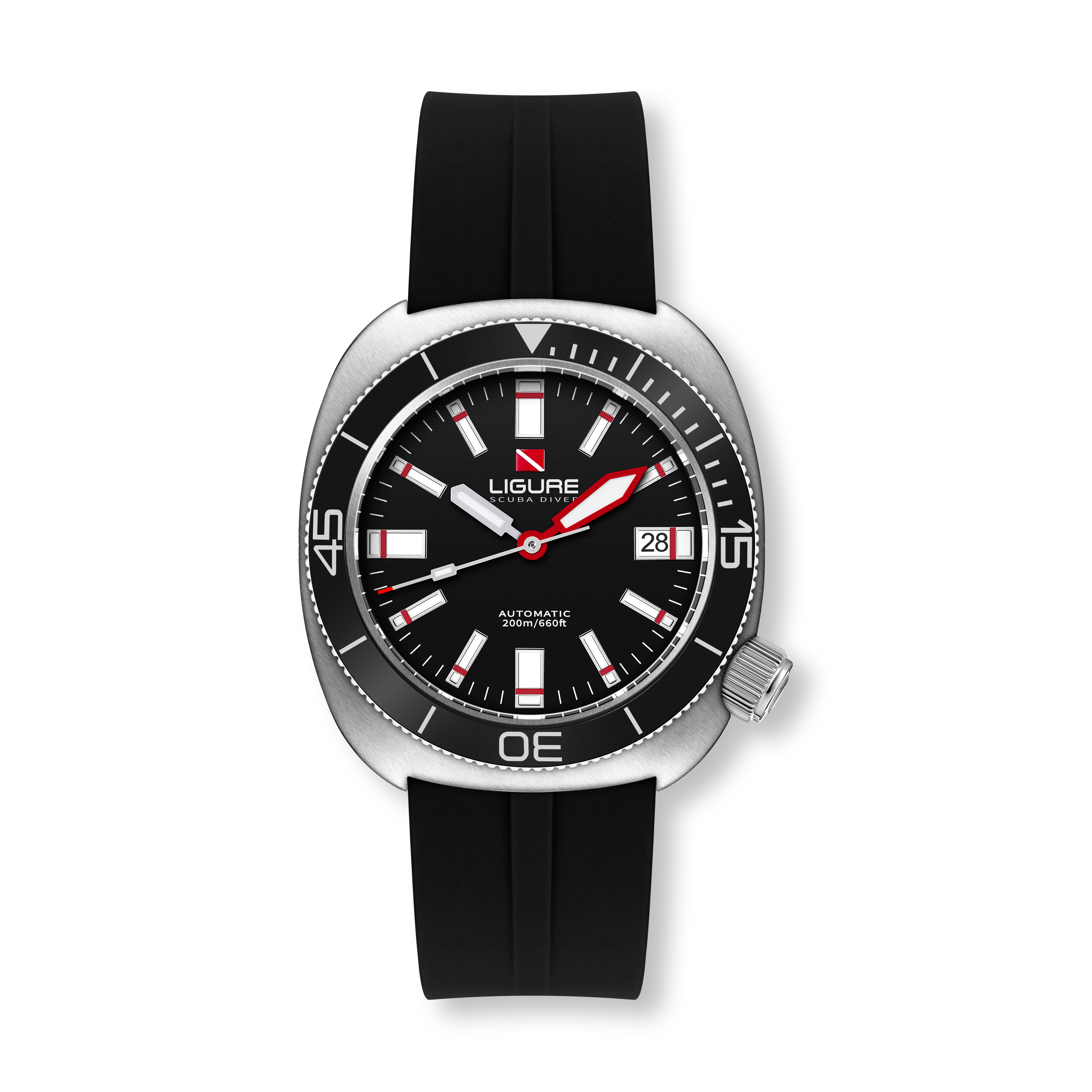 Ligure Il Primo LWT21001 automatic dive watch front view