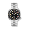 Ligure Cappucino stainless steel bracelet, front side